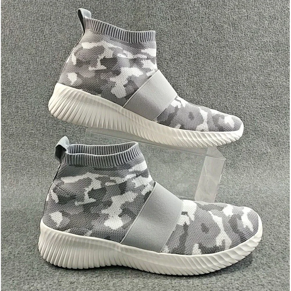 Vintage Havana Jasmine Grey Camo Slip On Shoe Sneaker Size 7